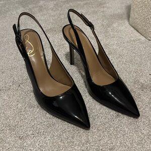 Sam Edelman Black Hazel Slingback Pump